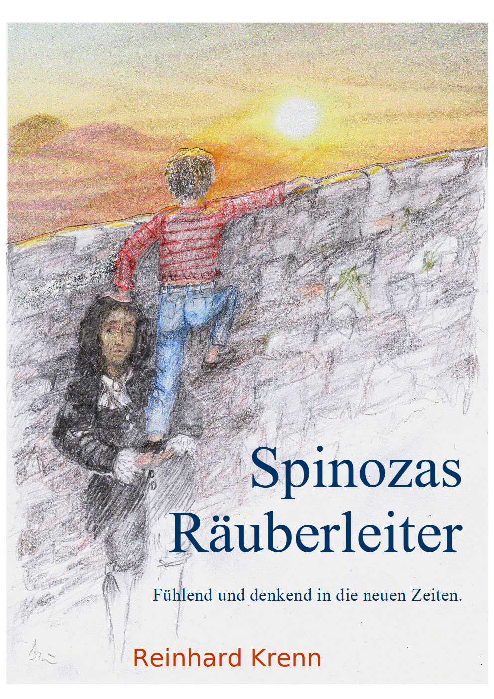 Entwurf Buchdeckel - Spinozas Räuberleiter